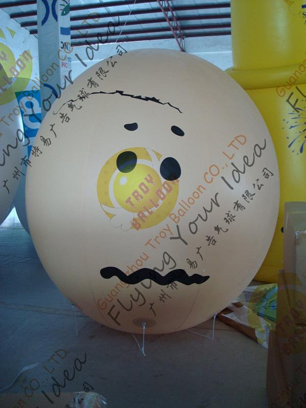 Balão inflável selado PVC grande da propaganda para a decoração 2m