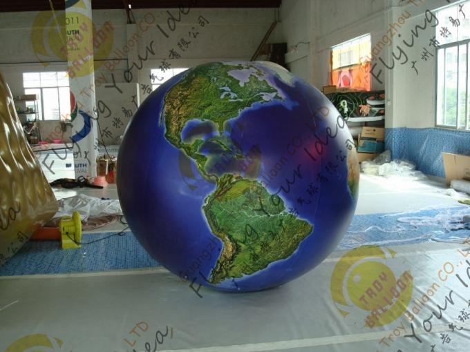 A terra enorme durável Balloons o globo, hélio inflável balões enchidos