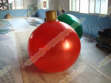 Balões de anúncio vermelhos do hélio do OEM com impressão de alta resolução de Digitas