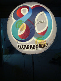 Attractive Inflatable Moving Balloon Digital Printing With RGB Led Light