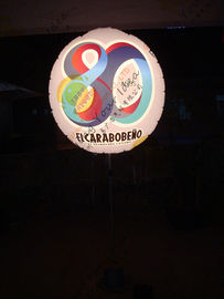 Attractive Inflatable Moving Balloon Digital Printing With RGB Led Light