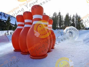 balões infláveis grandes do esporte de 3.6m, bowling inflável exterior imprimindo protegido UV
