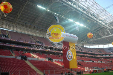 O cilindro inflável personalizado da propaganda imprimiu balões do hélio para o dia da celebração